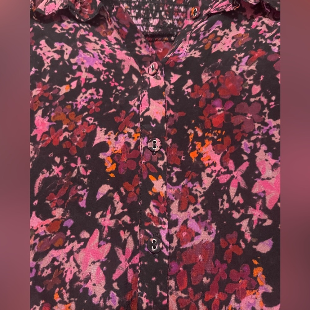 Gilner Farrar Riley Blouse In Midnight Garden - Picture 7 of 10